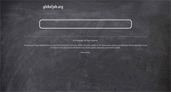 Desktop Screenshot of globaljob.org